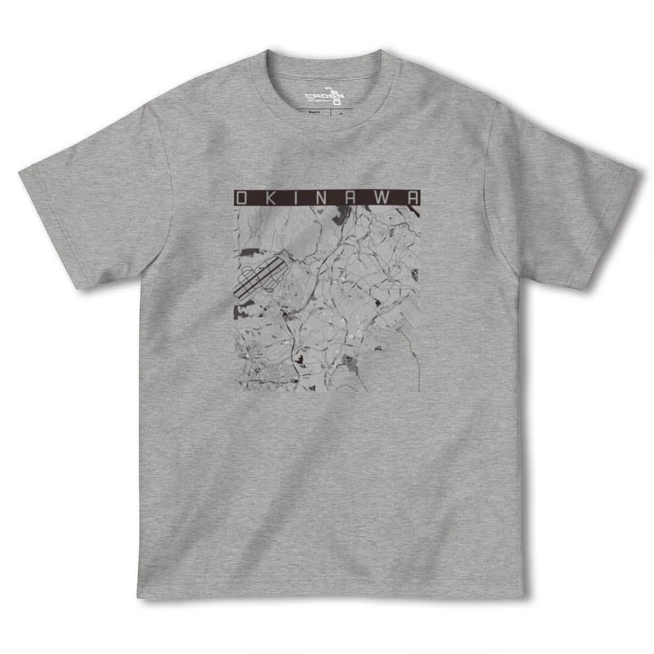 【沖縄(沖縄県)】地図柄ヘビーウェイトTシャツ