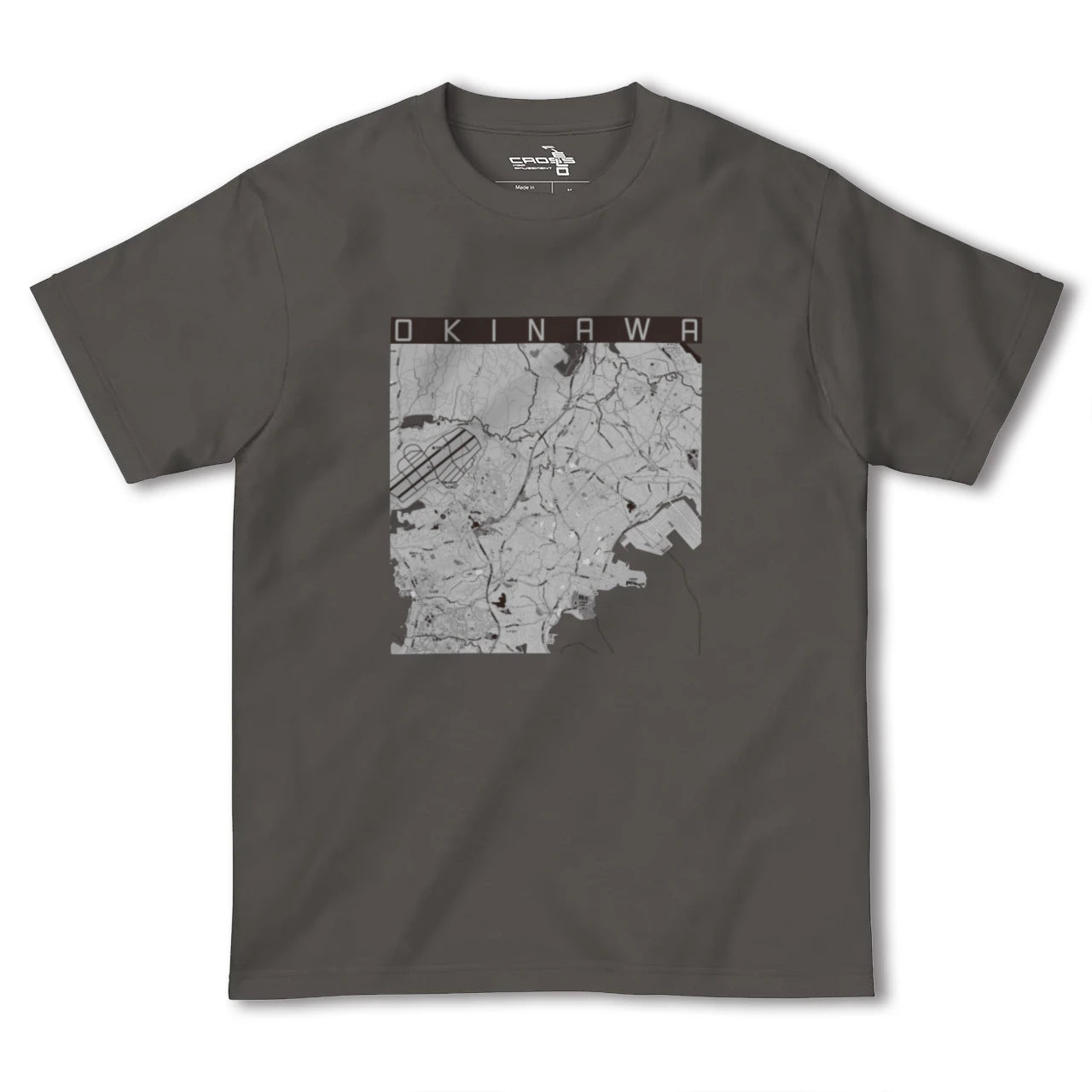【沖縄(沖縄県)】地図柄ヘビーウェイトTシャツ