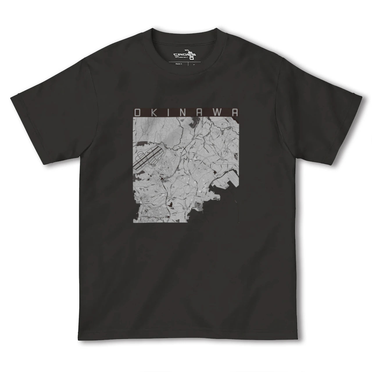 【沖縄(沖縄県)】地図柄ヘビーウェイトTシャツ