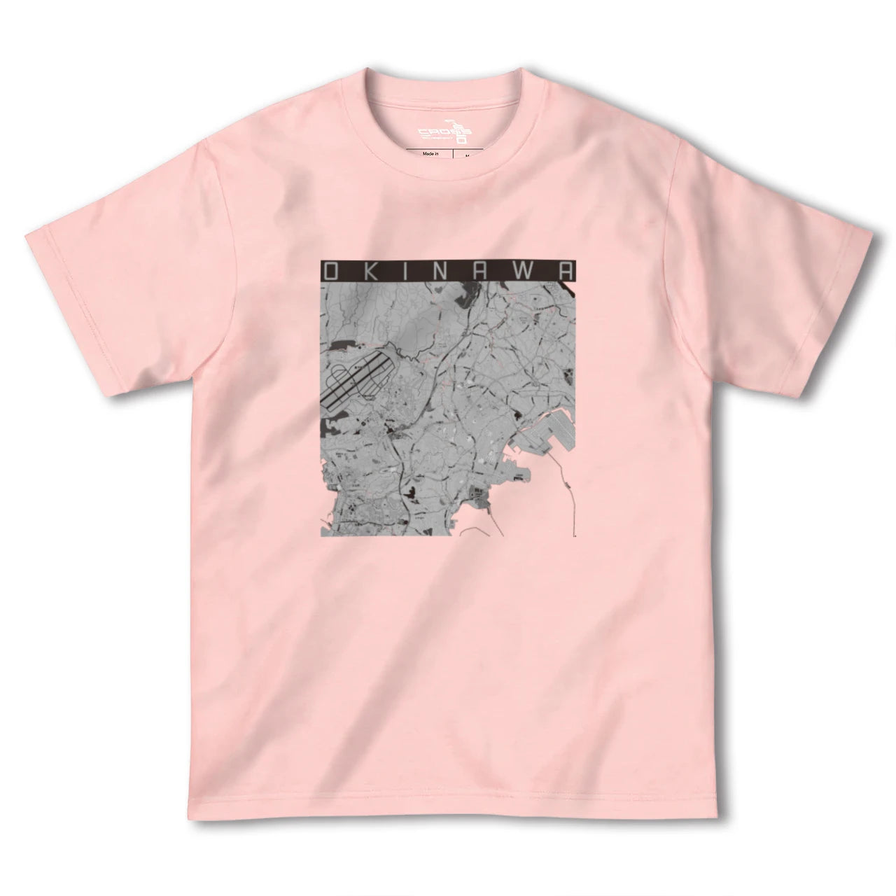 【沖縄(沖縄県)】地図柄ヘビーウェイトTシャツ