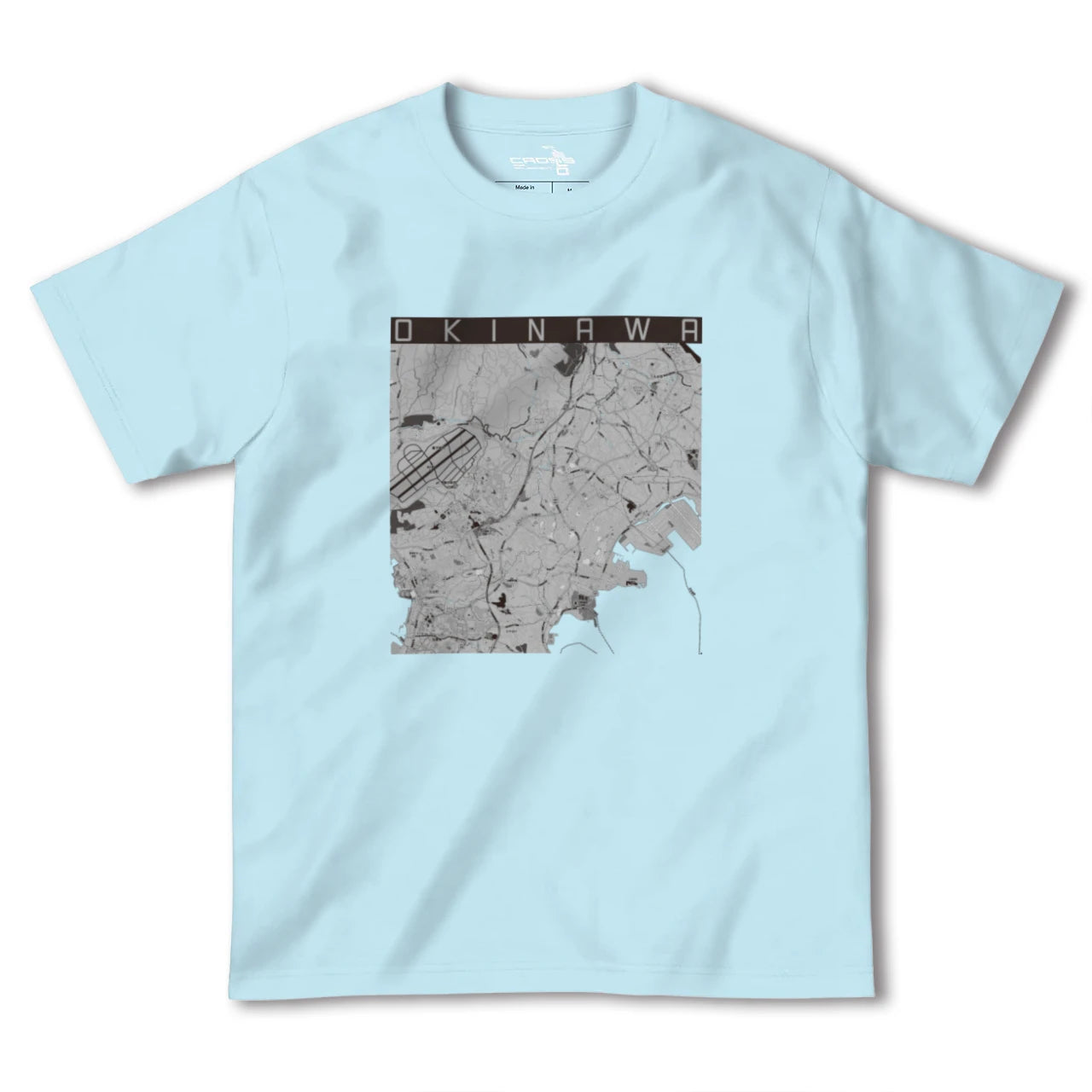 【沖縄(沖縄県)】地図柄ヘビーウェイトTシャツ