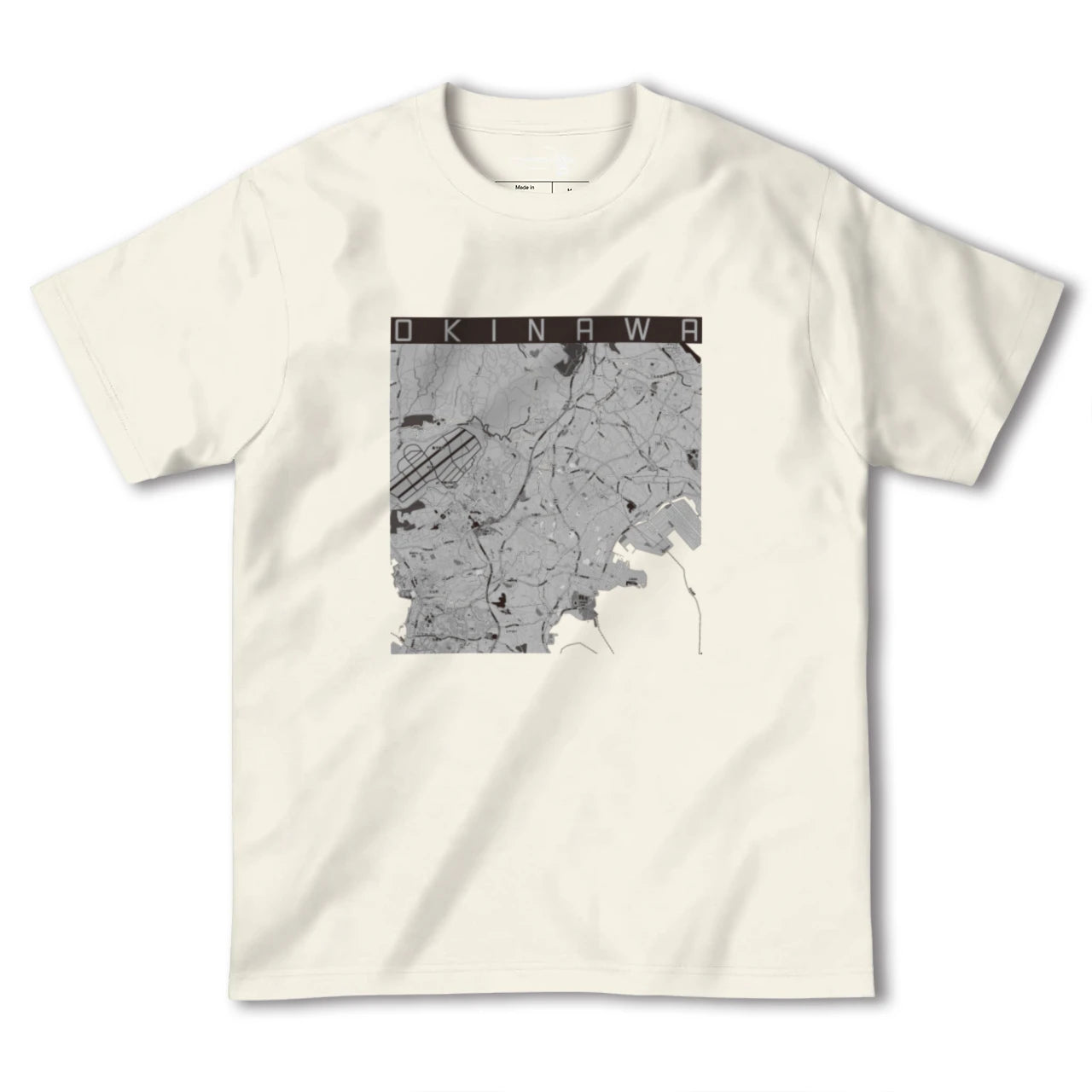 【沖縄(沖縄県)】地図柄ヘビーウェイトTシャツ