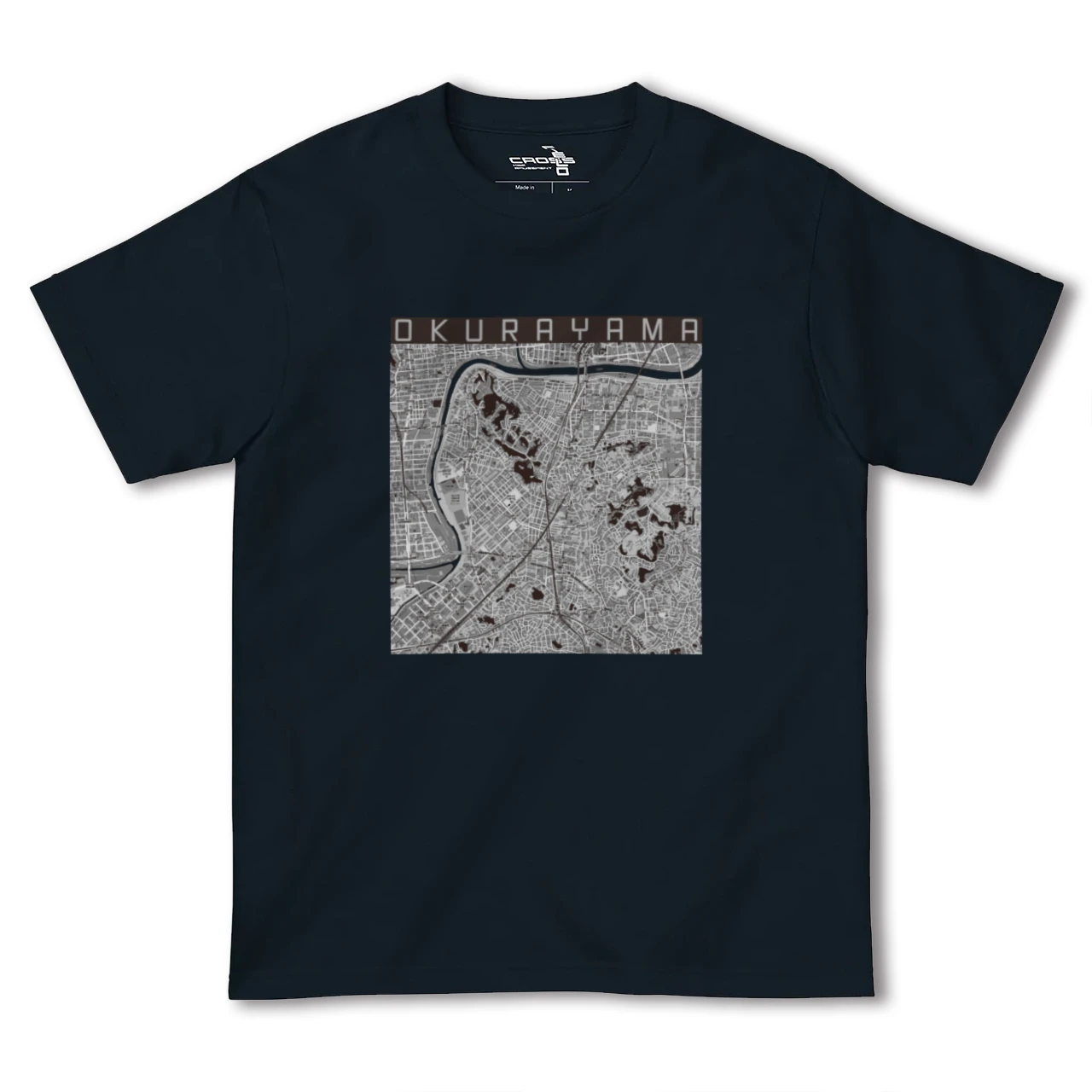 【大倉山(神奈川県)】地図柄ヘビーウェイトTシャツ