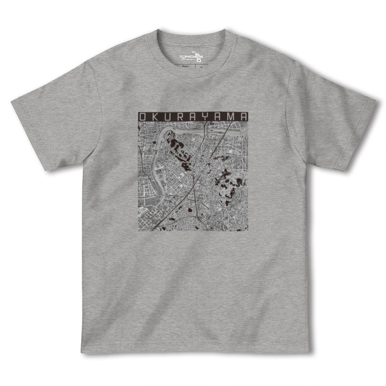 【大倉山(神奈川県)】地図柄ヘビーウェイトTシャツ