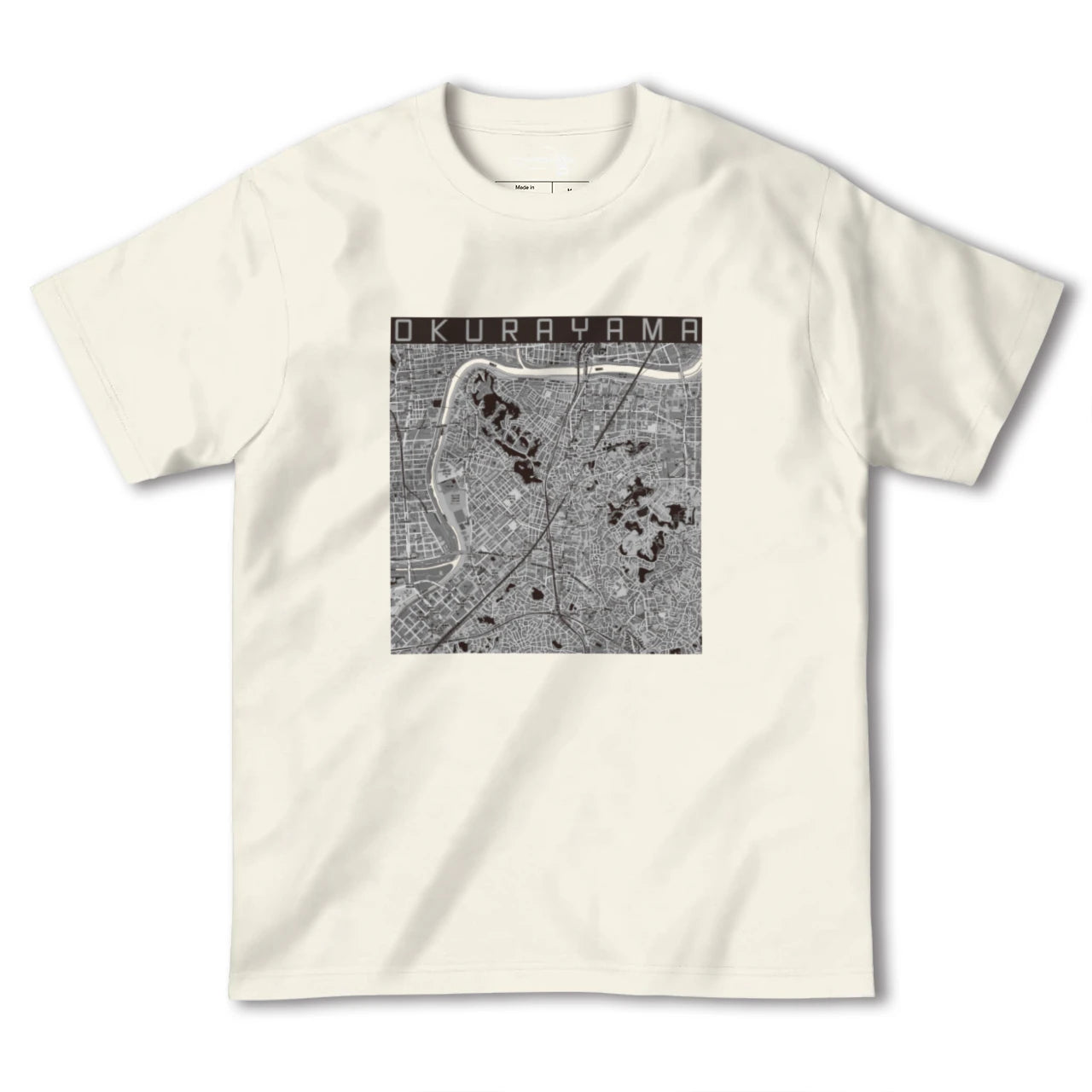【大倉山(神奈川県)】地図柄ヘビーウェイトTシャツ