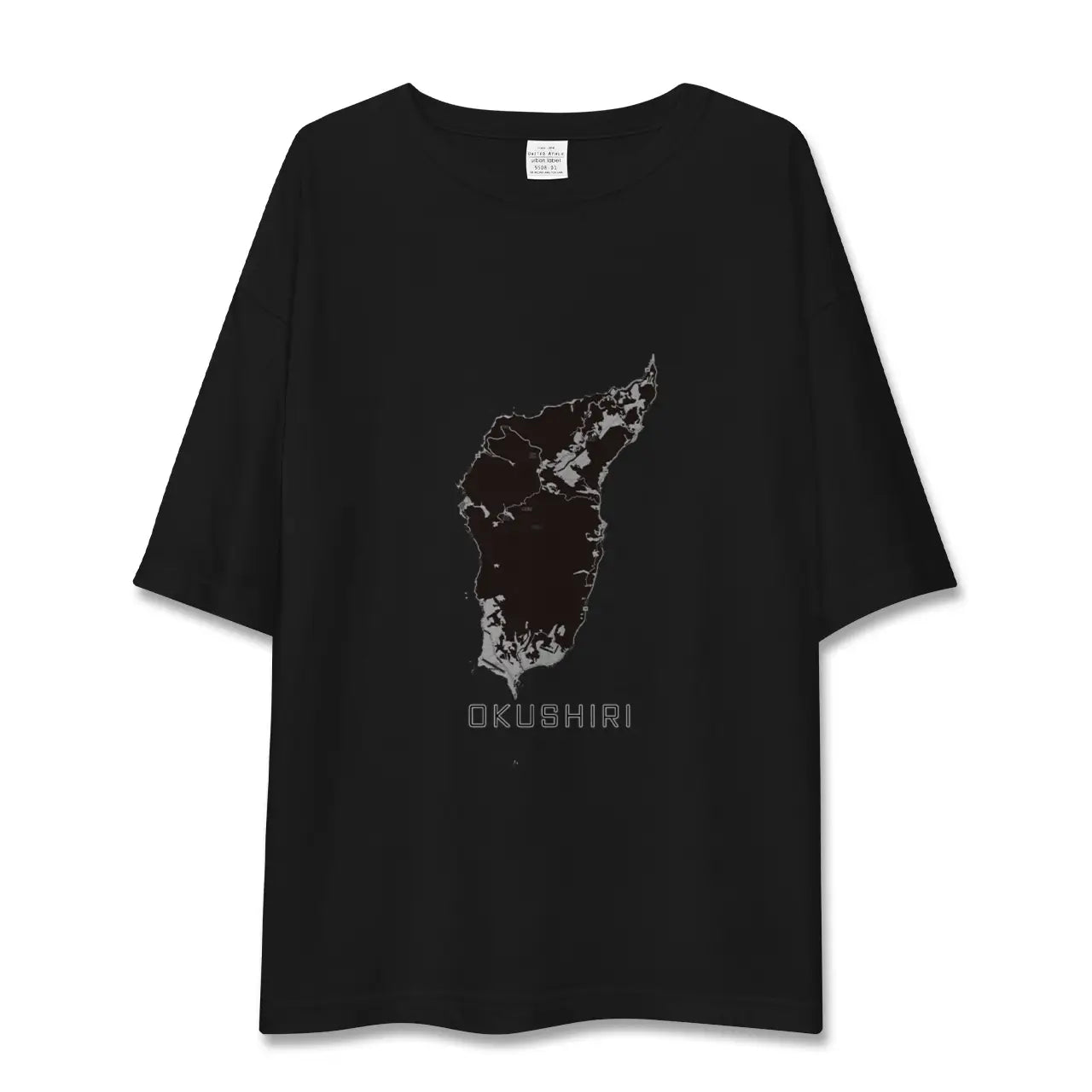 【奥尻(北海道)】地図柄ビッグシルエットTシャツ