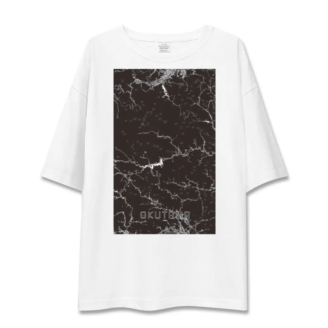 【奥多摩(東京都)】地図柄ビッグシルエットTシャツ