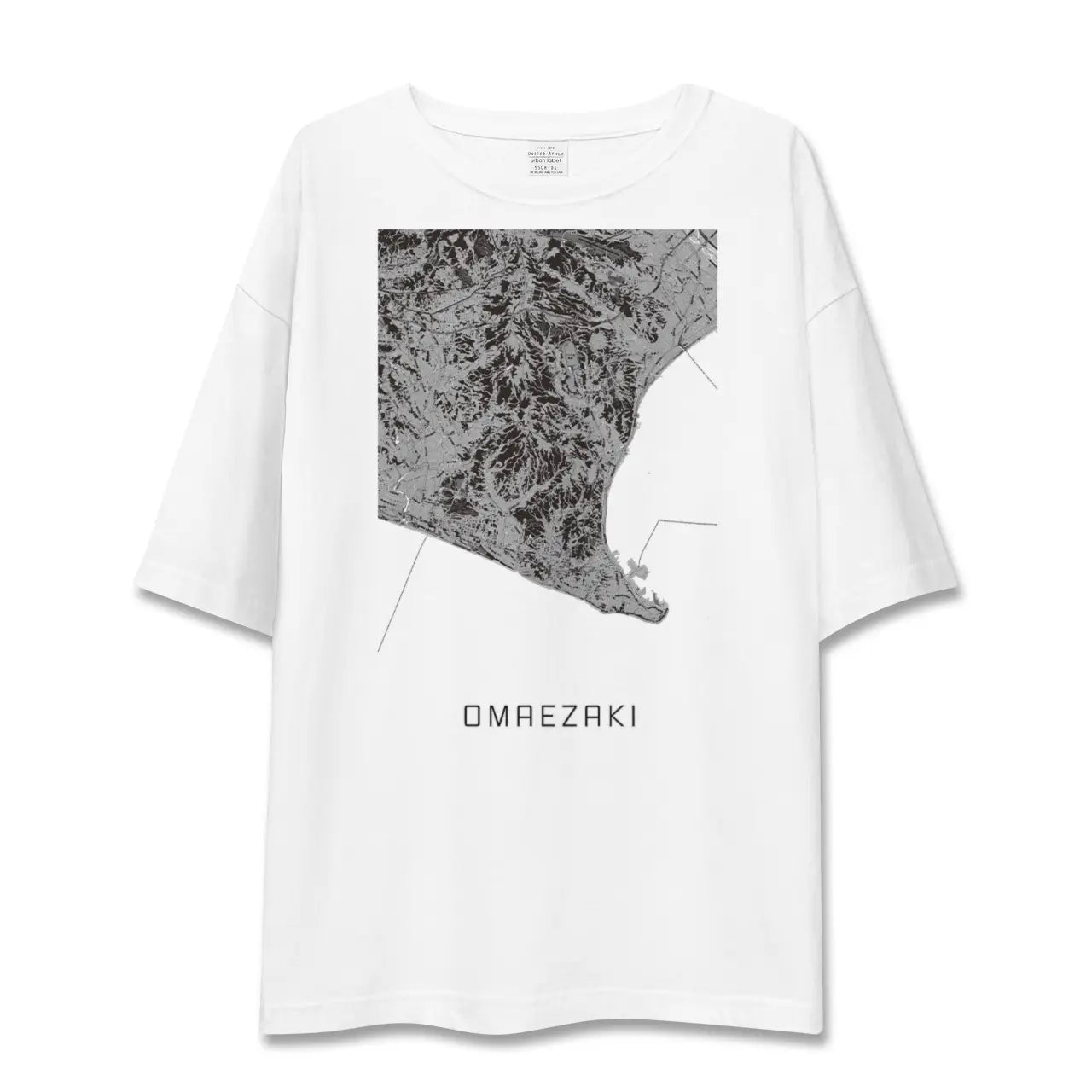 【御前崎(静岡県)】地図柄ビッグシルエットTシャツ