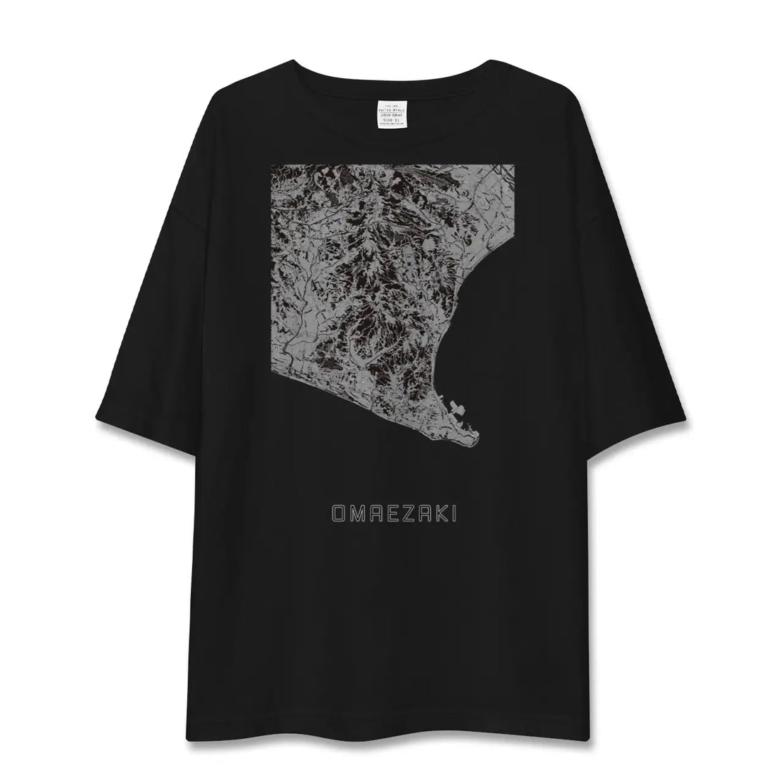 【御前崎(静岡県)】地図柄ビッグシルエットTシャツ