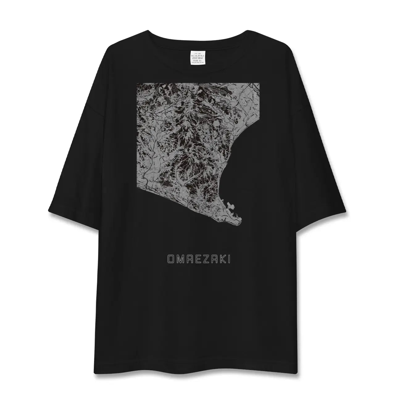 【御前崎(静岡県)】地図柄ビッグシルエットTシャツ