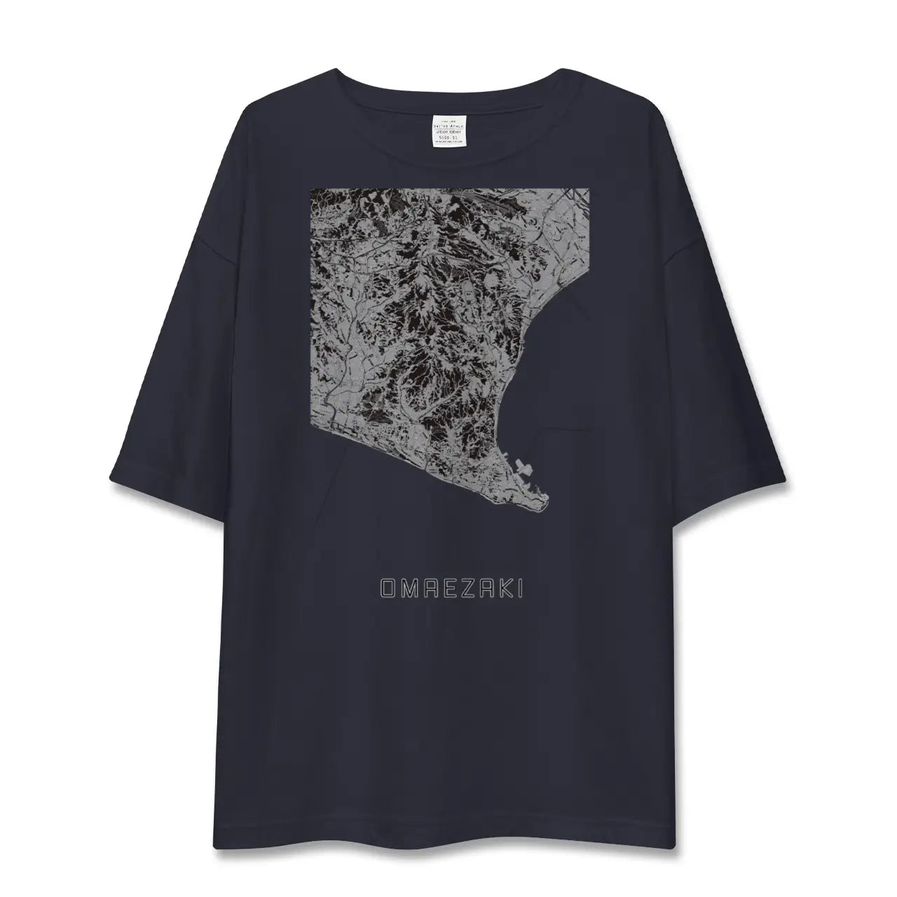 【御前崎(静岡県)】地図柄ビッグシルエットTシャツ