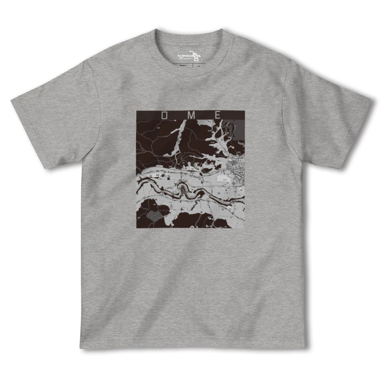 【青梅(東京都)】地図柄ヘビーウェイトTシャツ