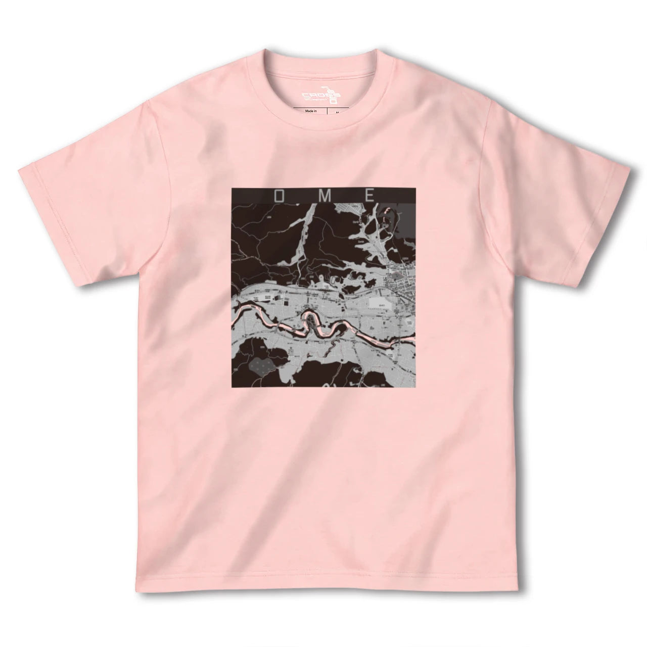 【青梅(東京都)】地図柄ヘビーウェイトTシャツ