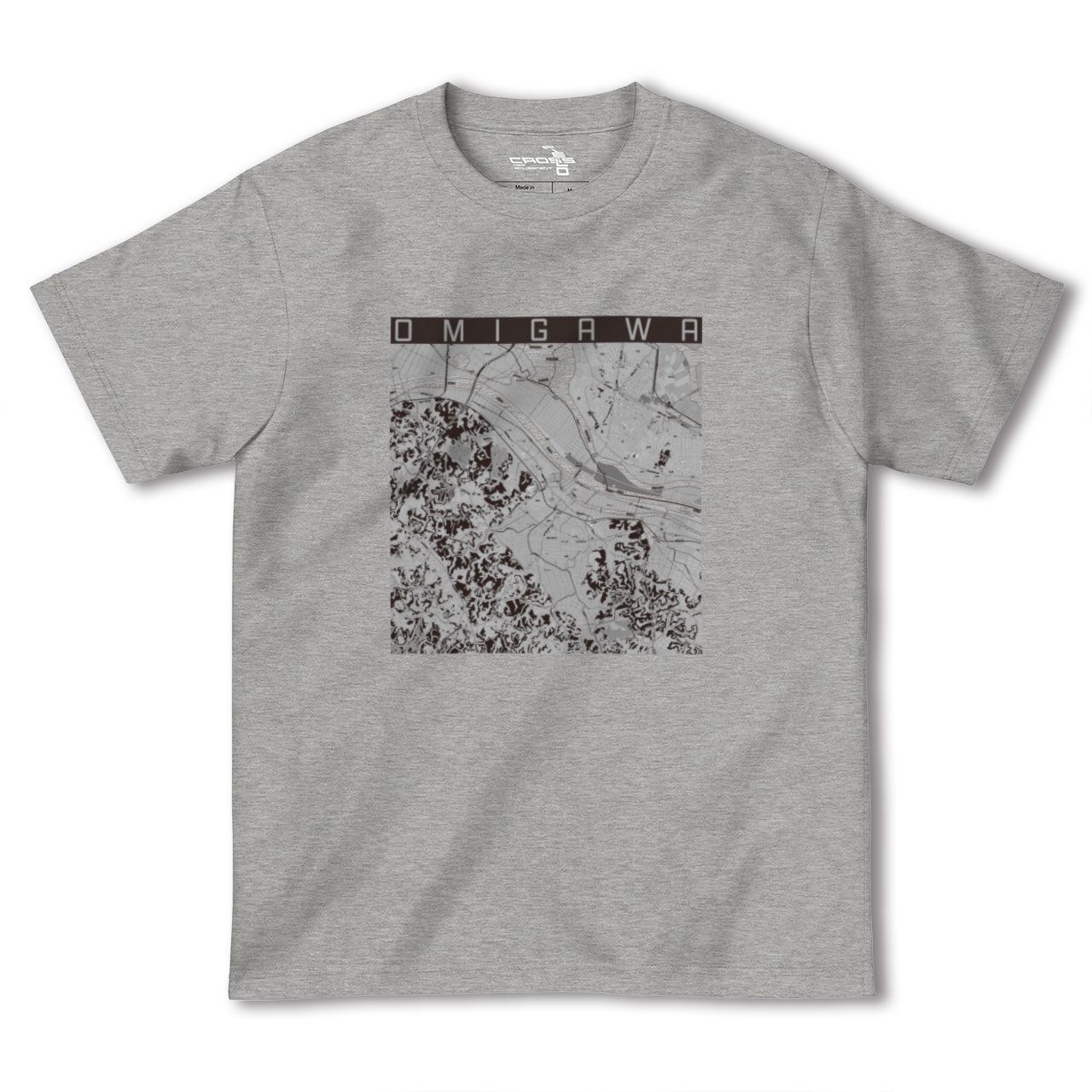 【小見川(千葉県)】地図柄ヘビーウェイトTシャツ