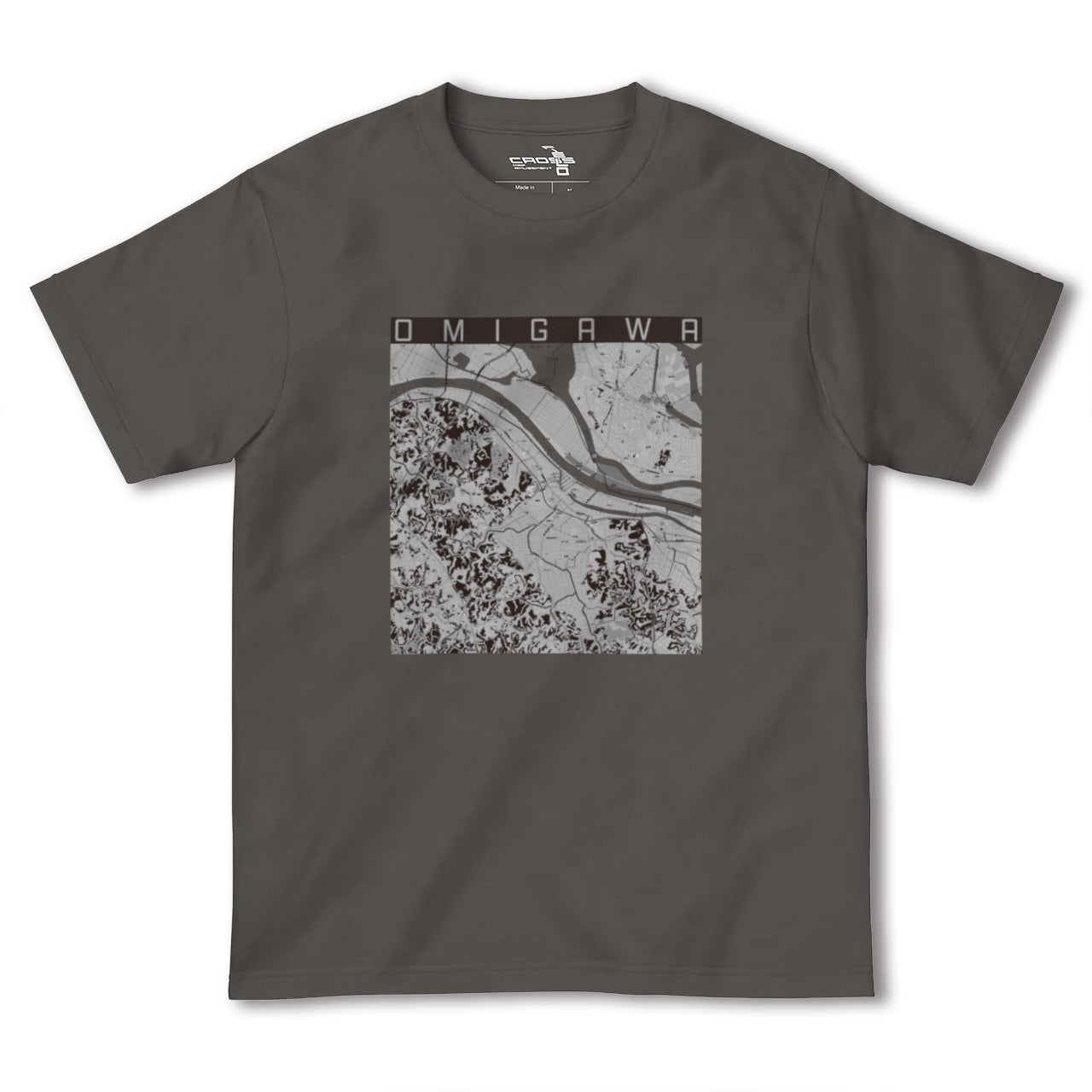 【小見川(千葉県)】地図柄ヘビーウェイトTシャツ