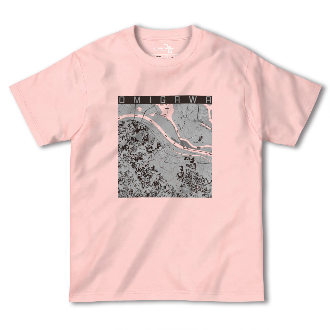 【小見川(千葉県)】地図柄ヘビーウェイトTシャツ