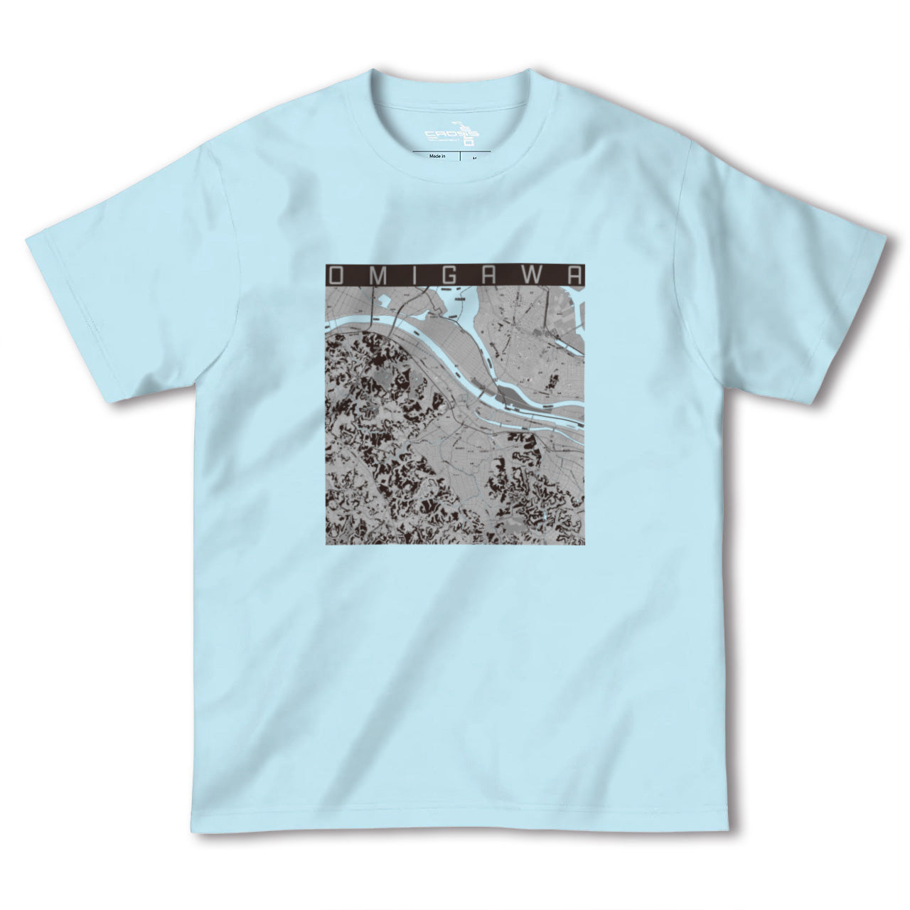 【小見川(千葉県)】地図柄ヘビーウェイトTシャツ