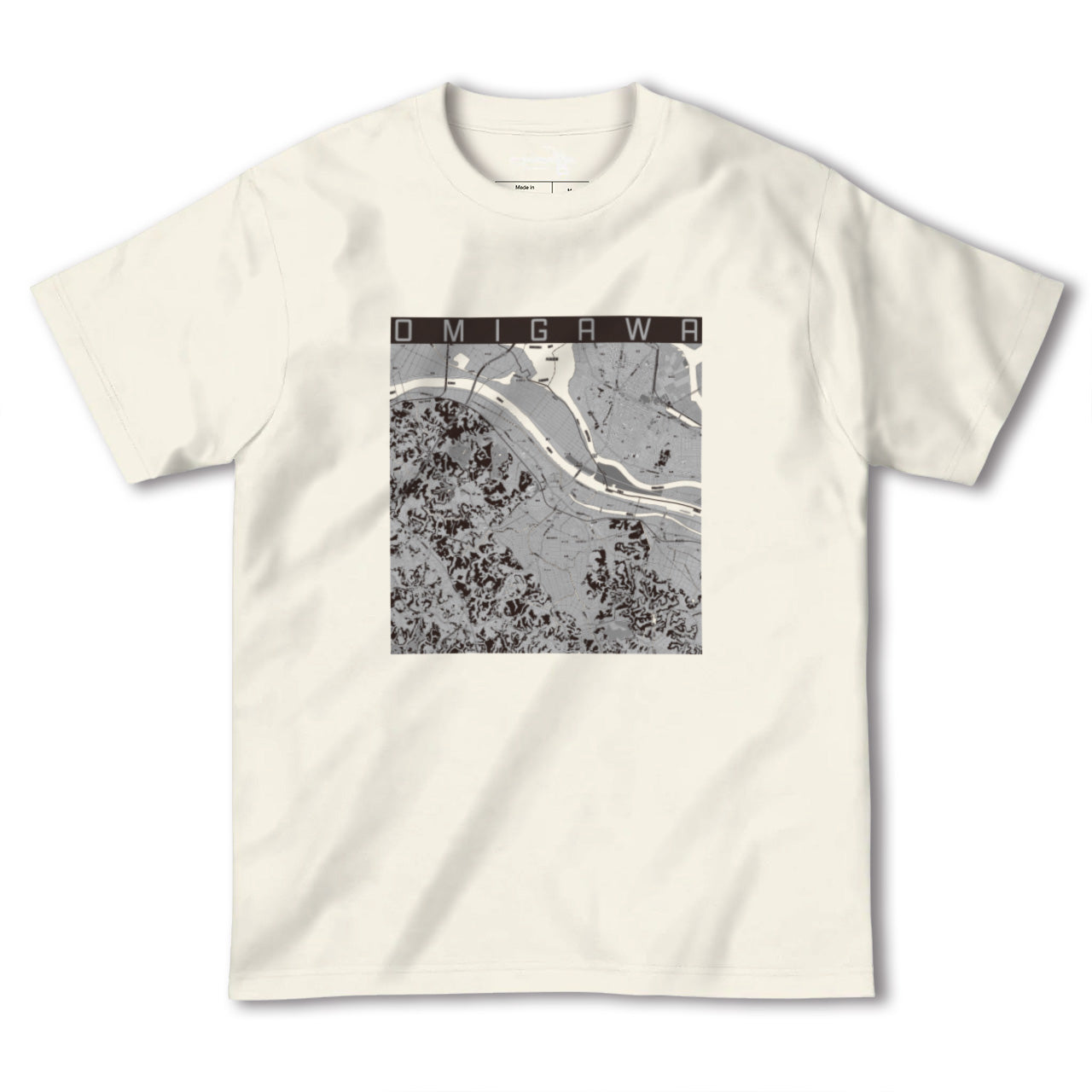 【小見川(千葉県)】地図柄ヘビーウェイトTシャツ