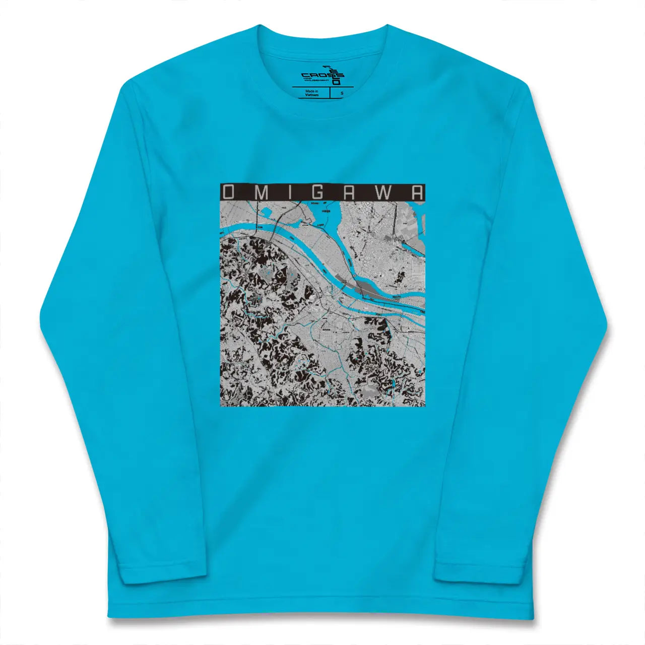 【小見川(千葉県)】地図柄ロングスリーブTシャツ