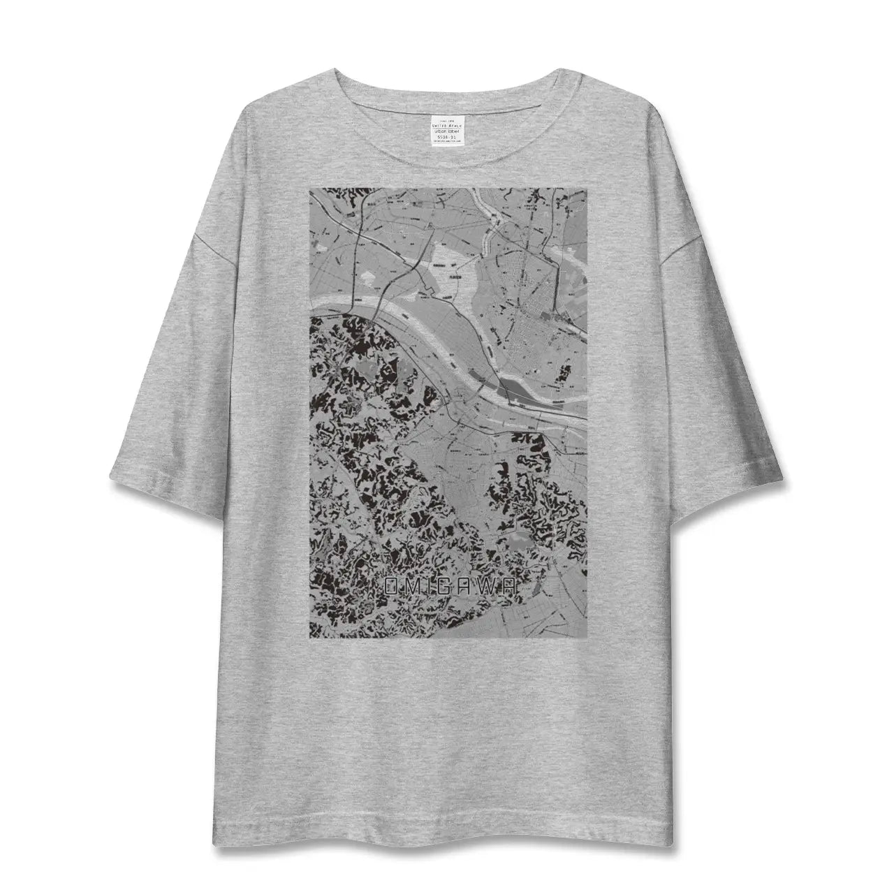 【小見川(千葉県)】地図柄ビッグシルエットTシャツ