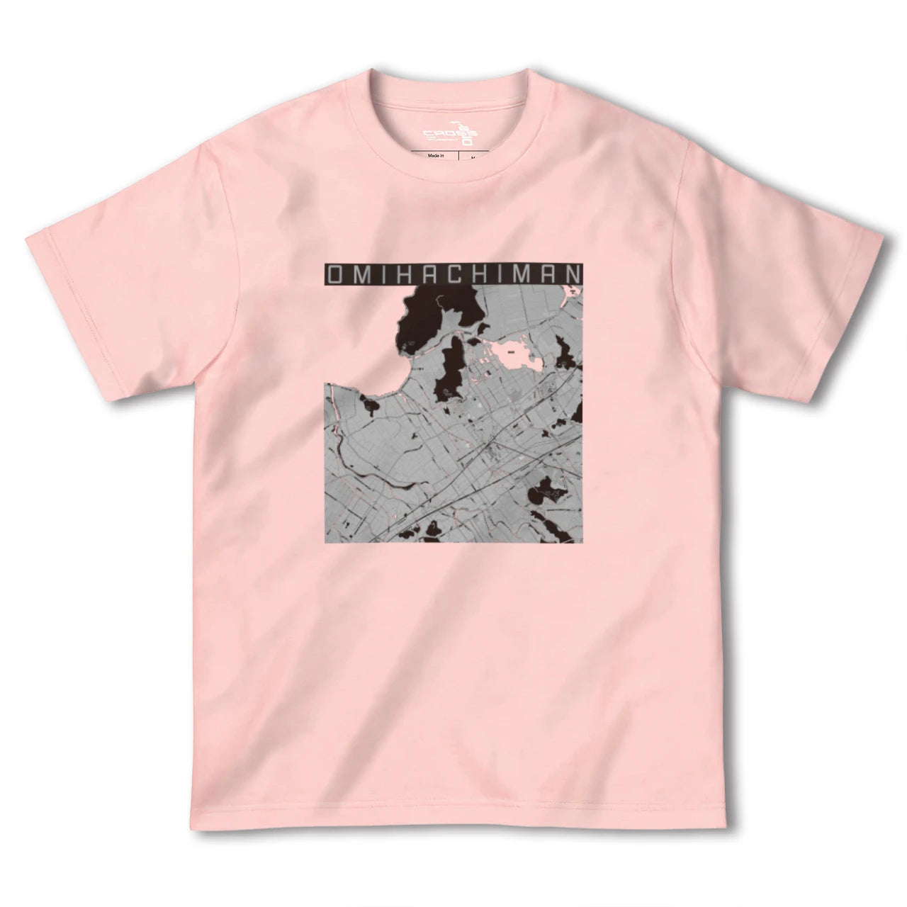 【近江八幡(滋賀県)】地図柄ヘビーウェイトTシャツ