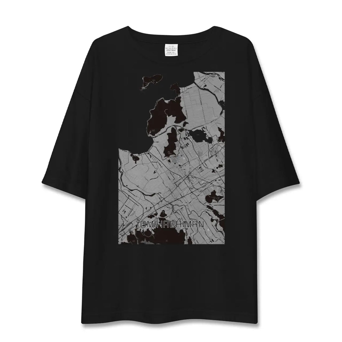 【近江八幡(滋賀県)】地図柄ビッグシルエットTシャツ