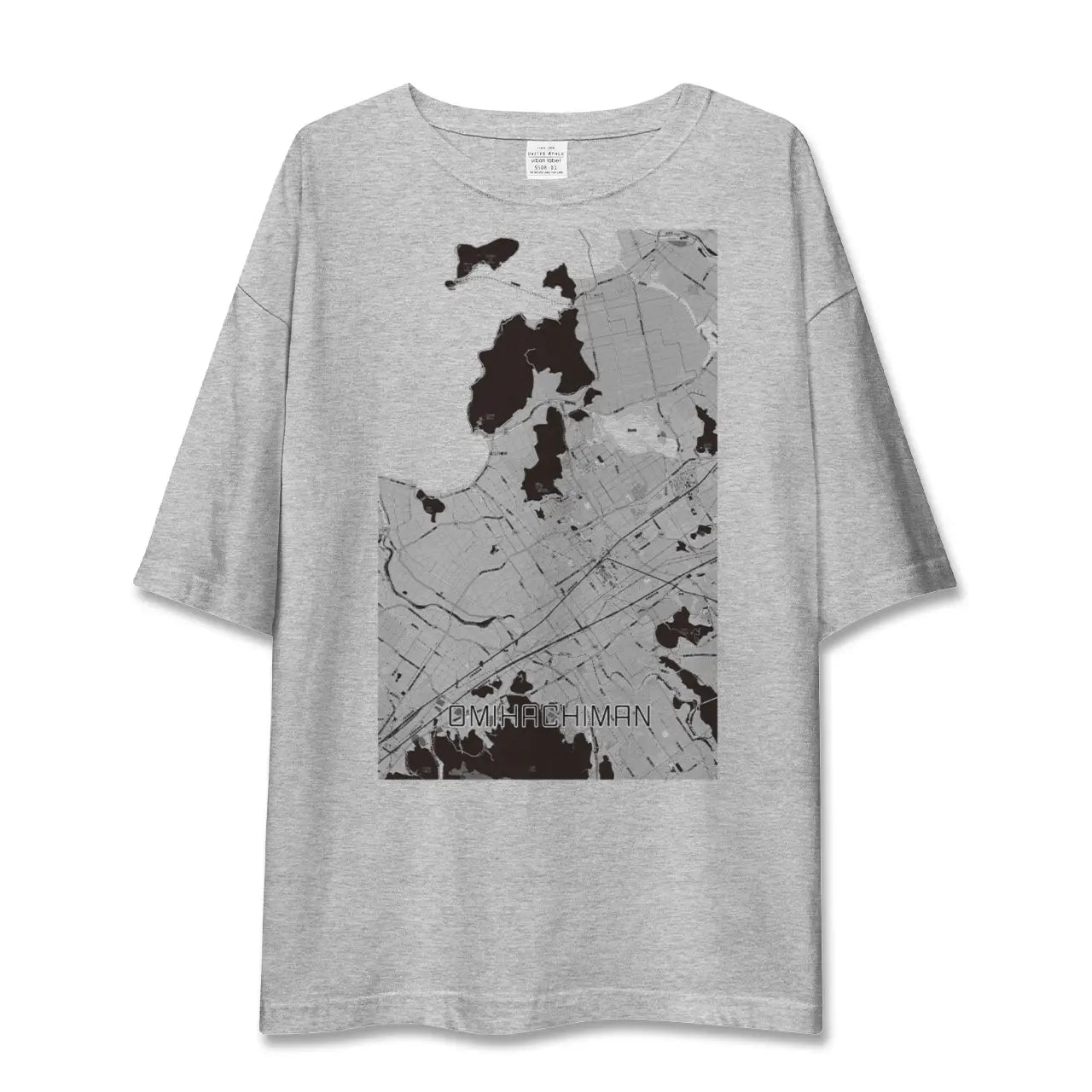 【近江八幡(滋賀県)】地図柄ビッグシルエットTシャツ