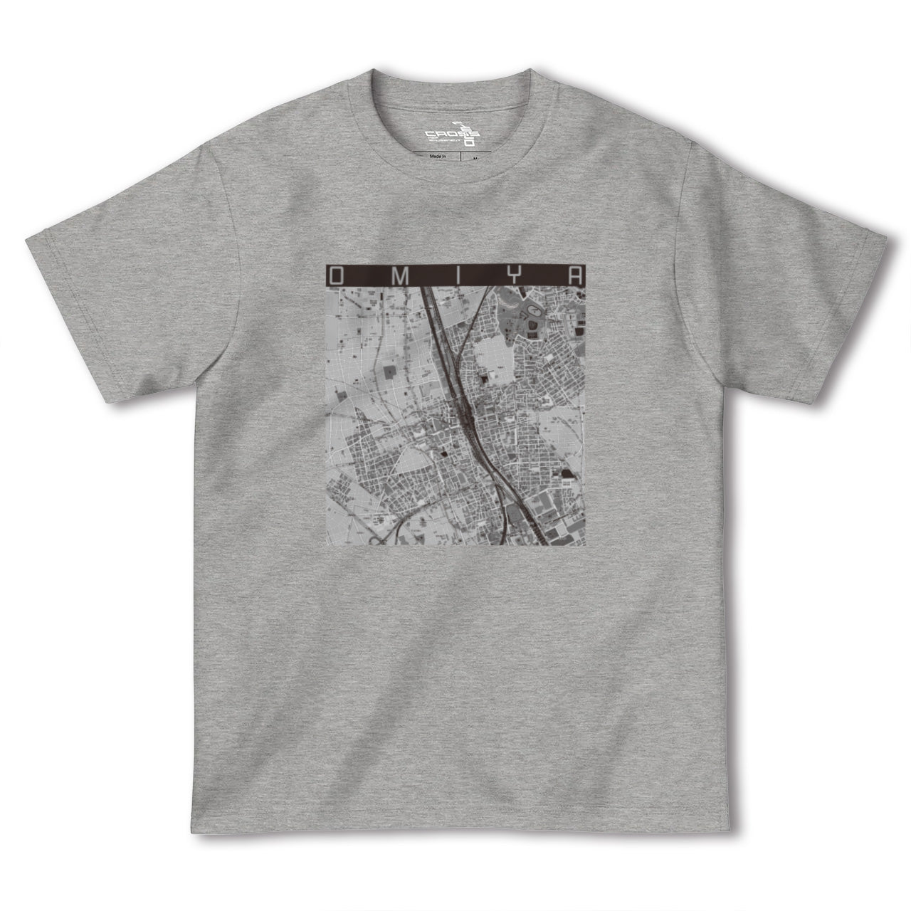 【大宮(埼玉県)】地図柄ヘビーウェイトTシャツ