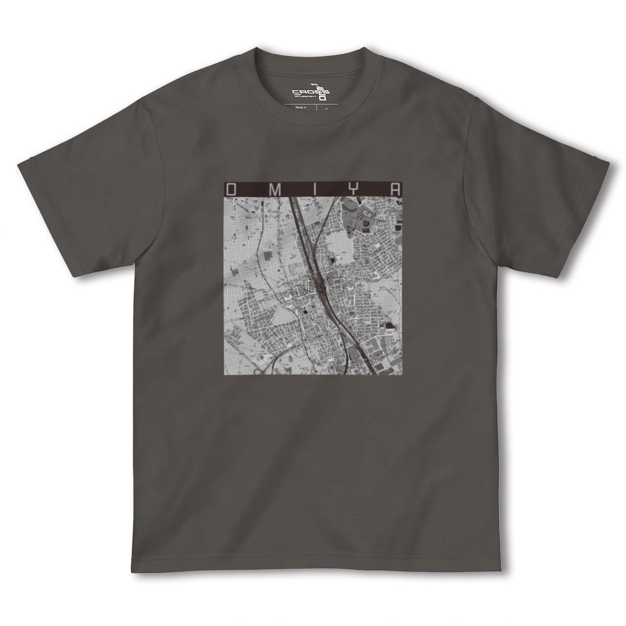 【大宮(埼玉県)】地図柄ヘビーウェイトTシャツ