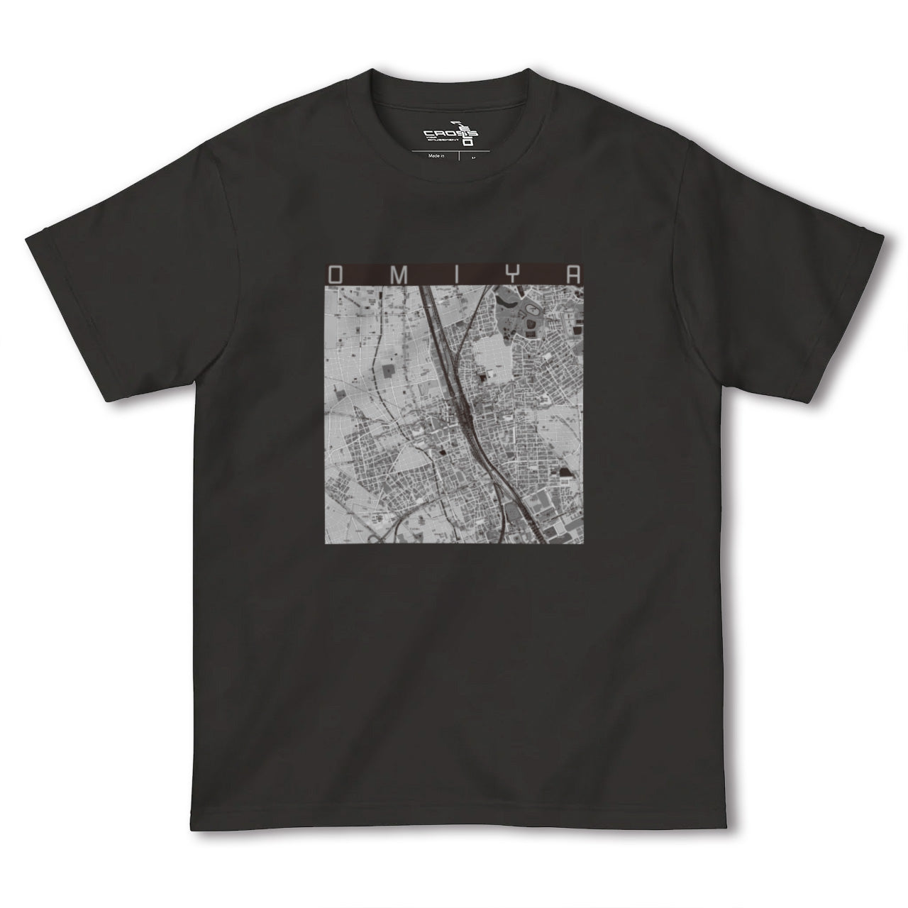 【大宮(埼玉県)】地図柄ヘビーウェイトTシャツ