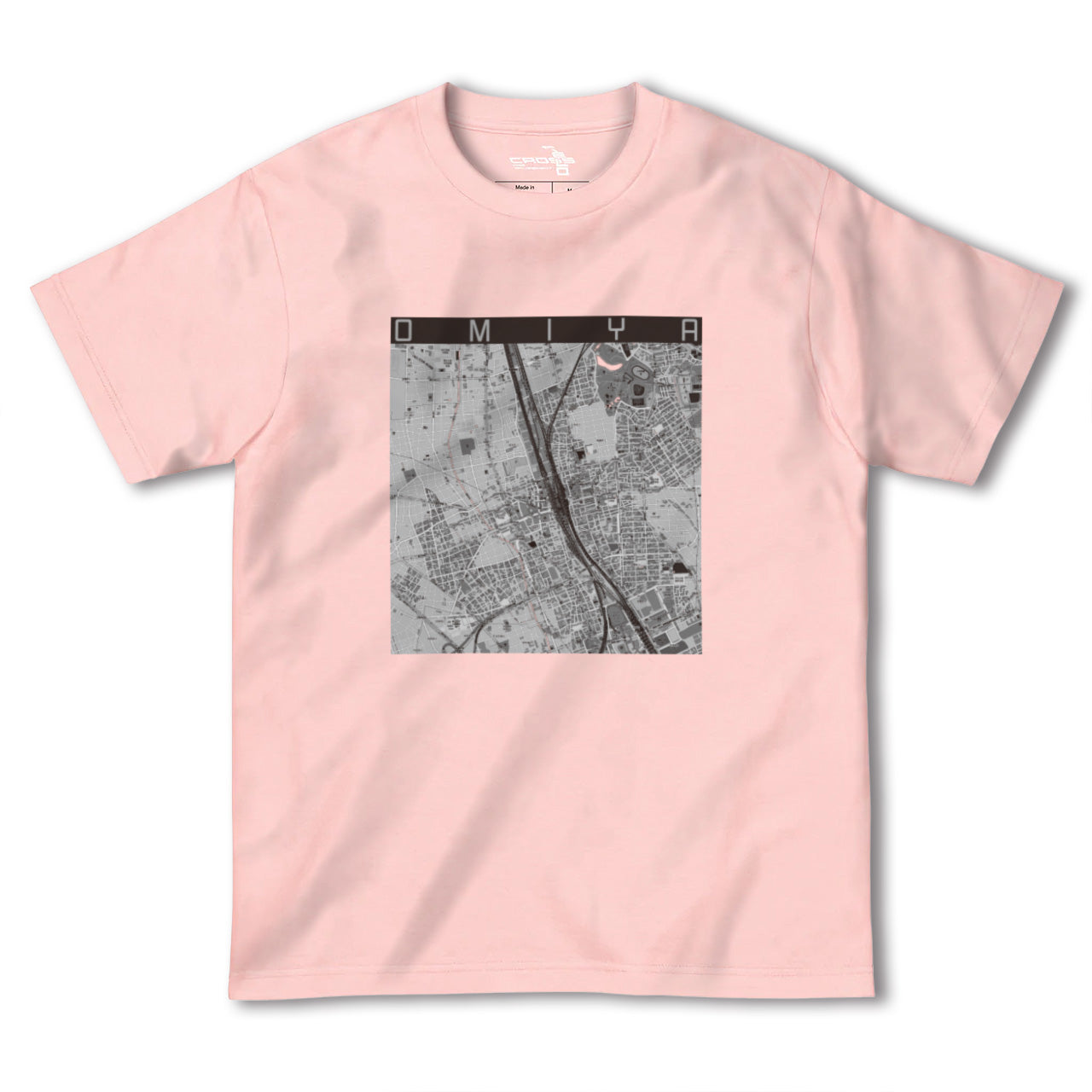 【大宮(埼玉県)】地図柄ヘビーウェイトTシャツ