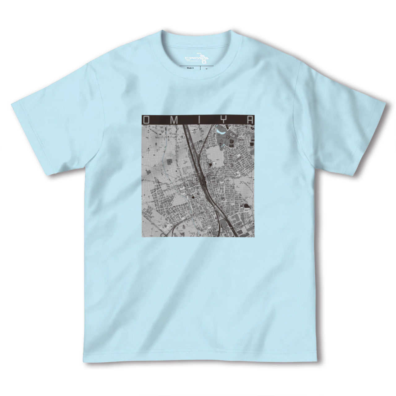 【大宮(埼玉県)】地図柄ヘビーウェイトTシャツ