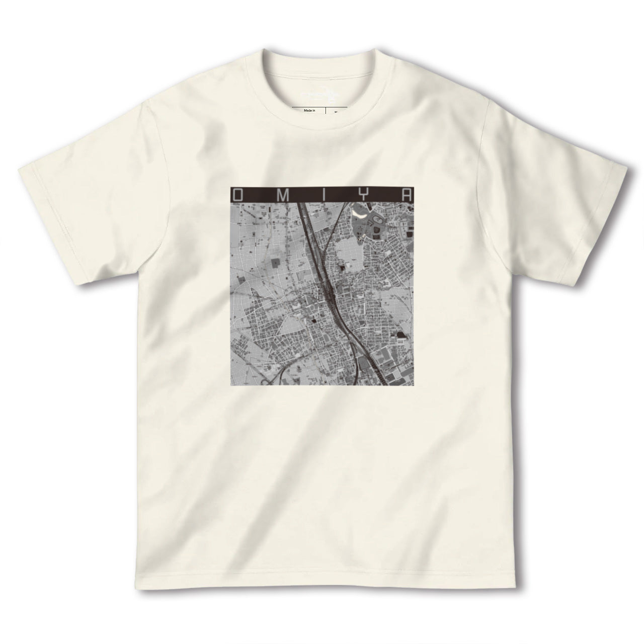 【大宮(埼玉県)】地図柄ヘビーウェイトTシャツ