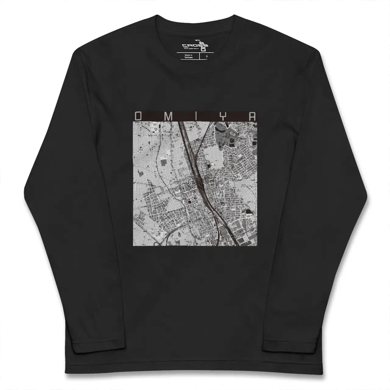 【大宮(埼玉県)】地図柄ロングスリーブTシャツ