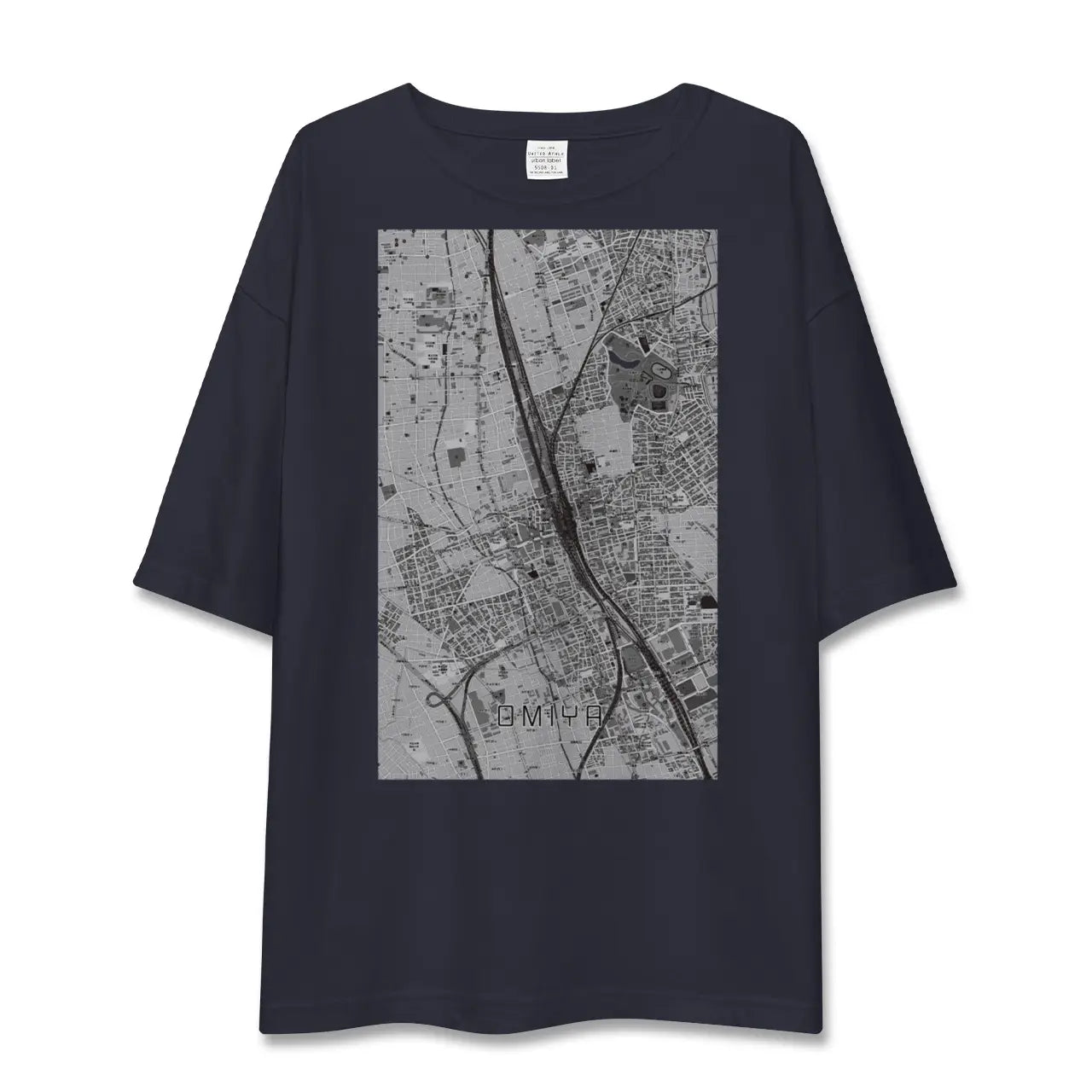 【大宮(埼玉県)】地図柄ビッグシルエットTシャツ