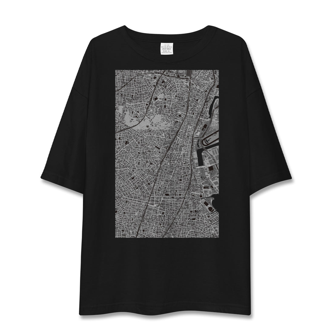 【大森(東京都)】地図柄ビッグシルエットTシャツ