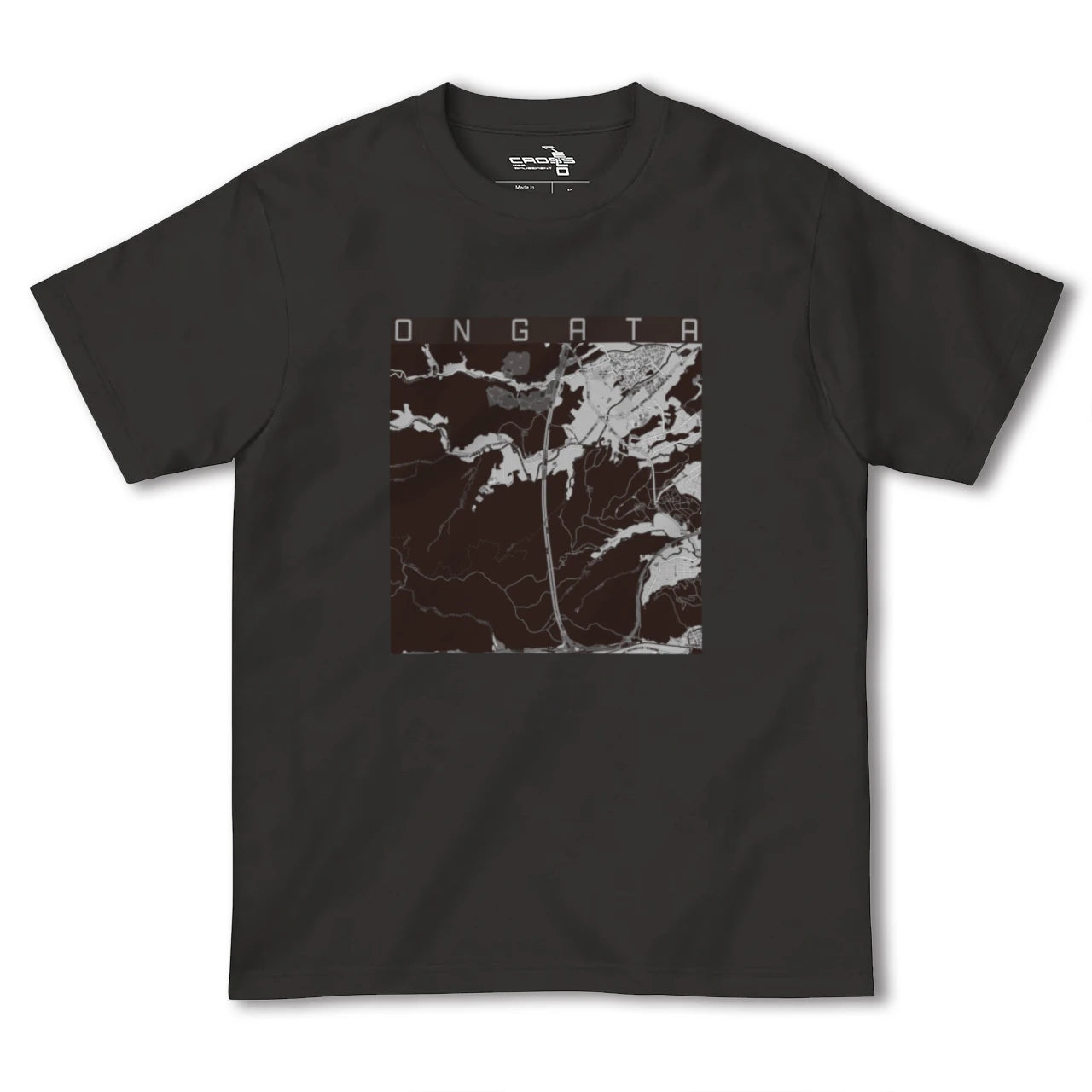 【恩方(東京都)】地図柄ヘビーウェイトTシャツ