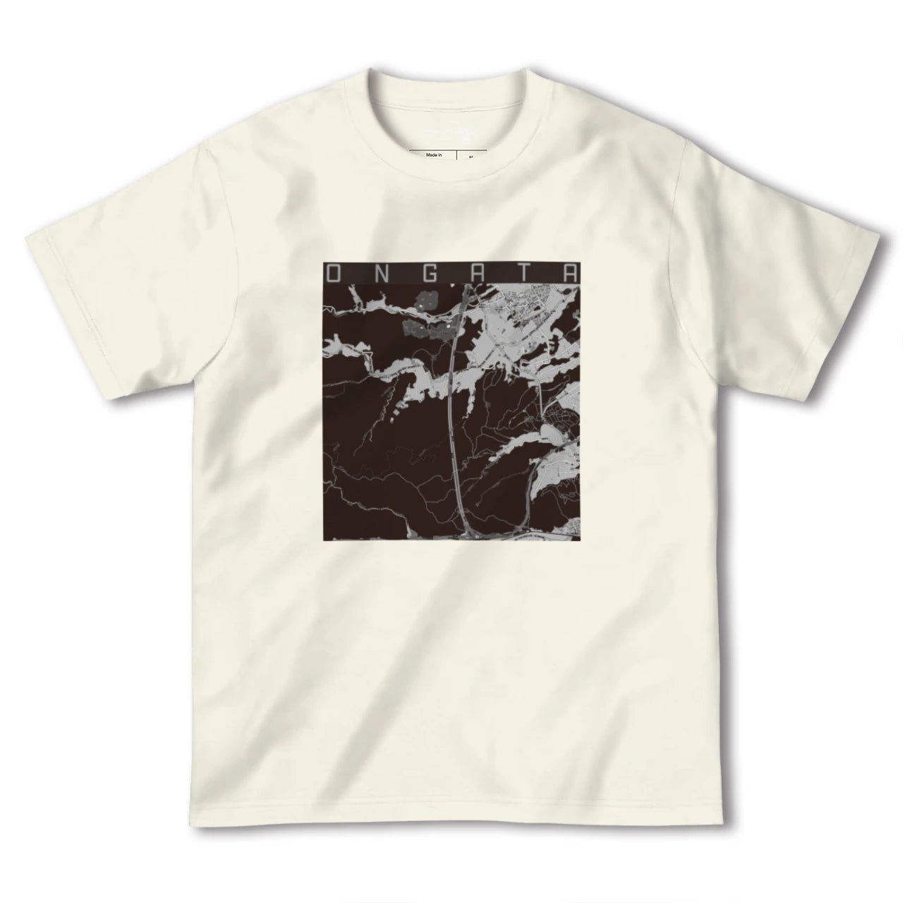 【恩方(東京都)】地図柄ヘビーウェイトTシャツ