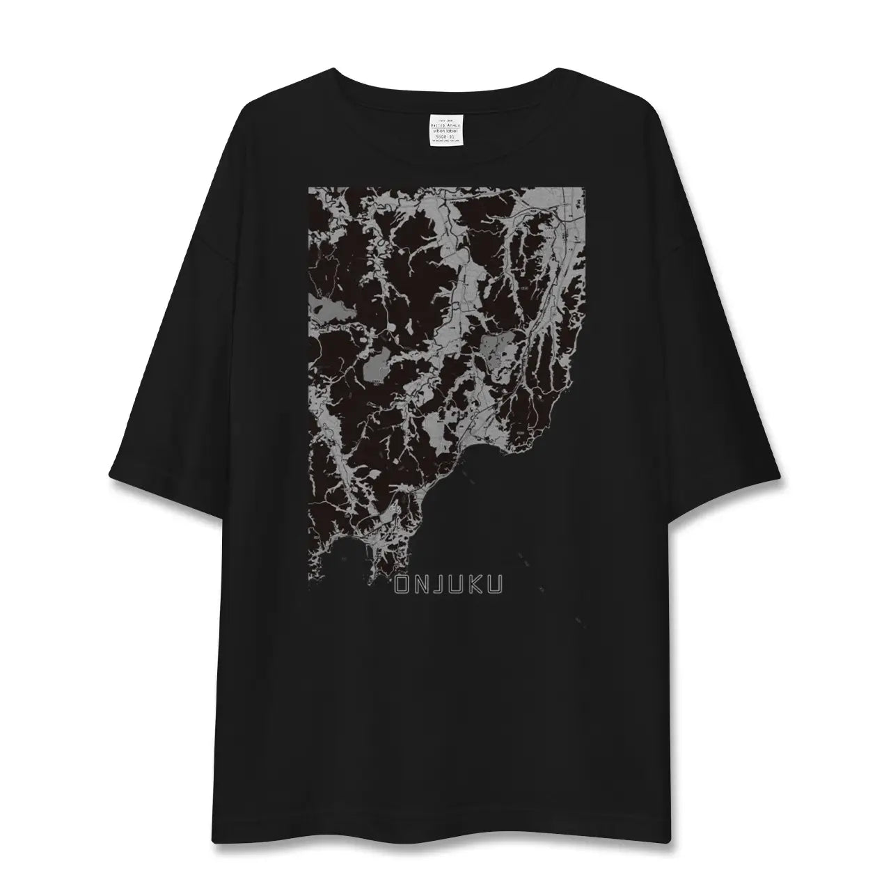【御宿(千葉県)】地図柄ビッグシルエットTシャツ