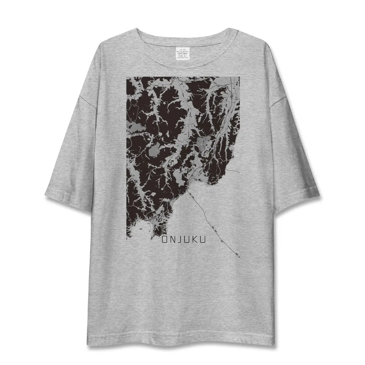【御宿(千葉県)】地図柄ビッグシルエットTシャツ