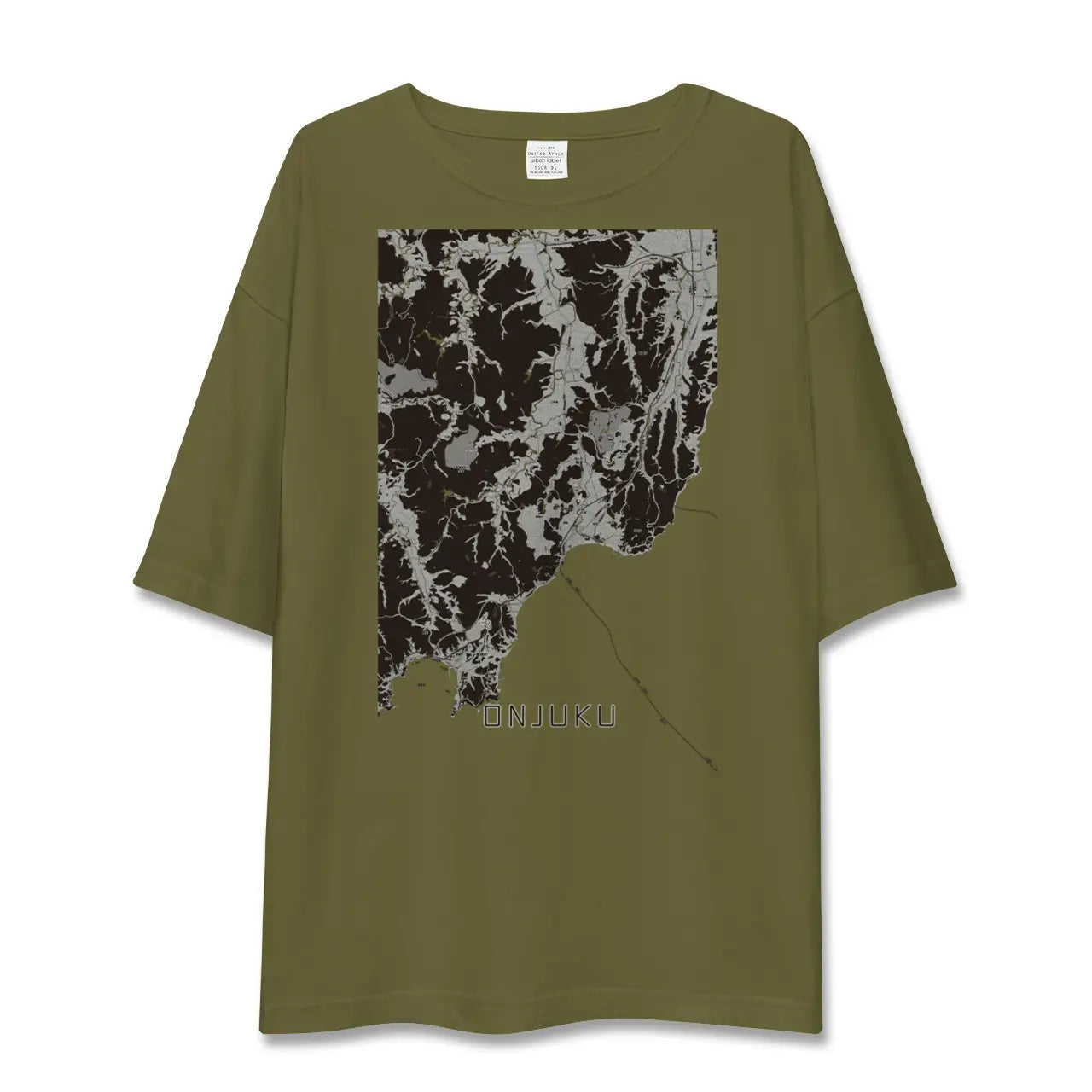 【御宿(千葉県)】地図柄ビッグシルエットTシャツ