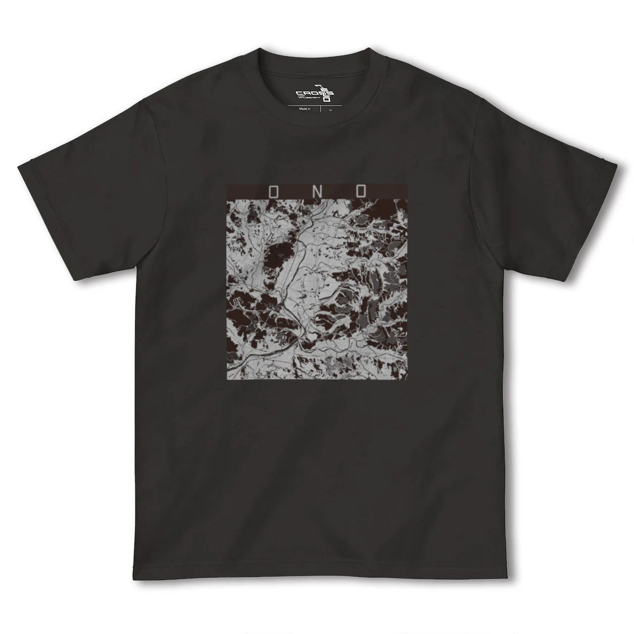 【小野(兵庫県)】地図柄ヘビーウェイトTシャツ