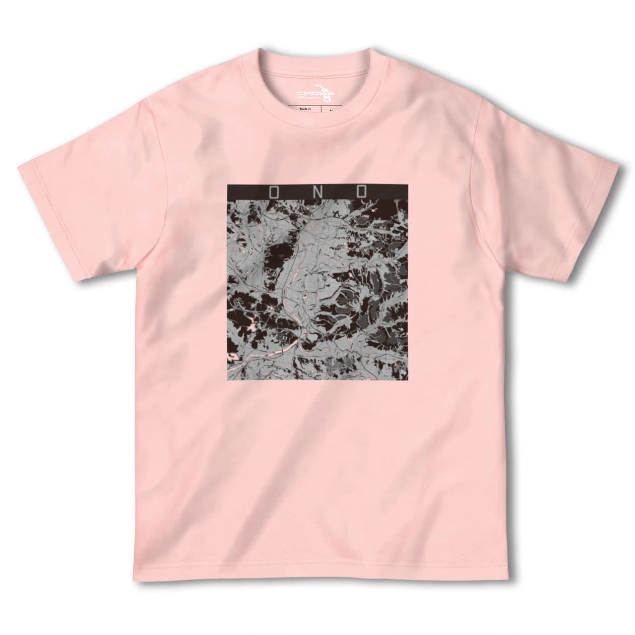 【小野(兵庫県)】地図柄ヘビーウェイトTシャツ