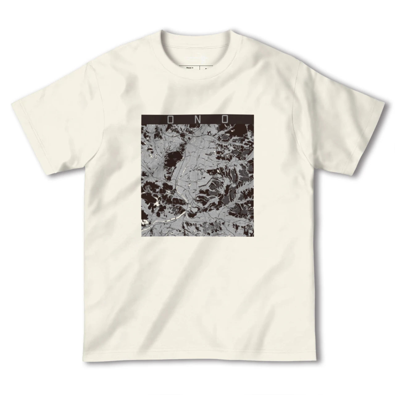 【小野(兵庫県)】地図柄ヘビーウェイトTシャツ
