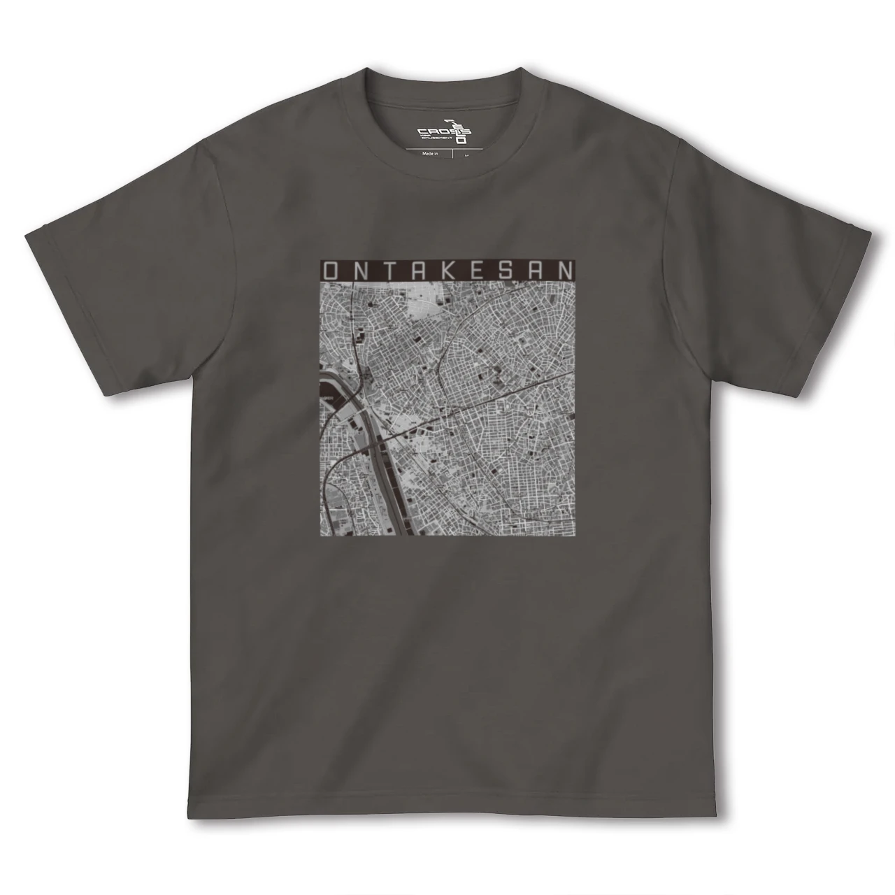 【御嶽山(東京都)】地図柄ヘビーウェイトTシャツ