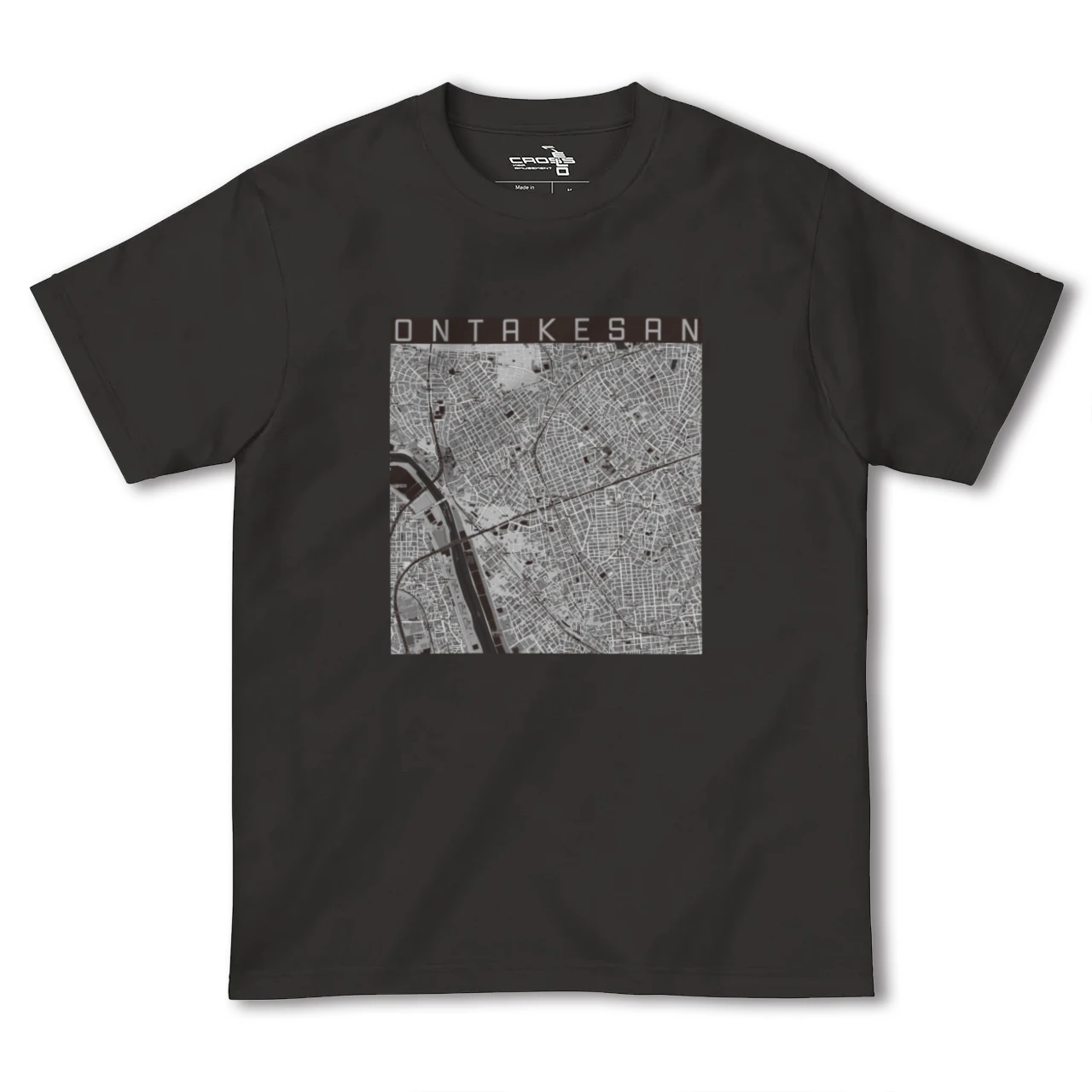 【御嶽山(東京都)】地図柄ヘビーウェイトTシャツ
