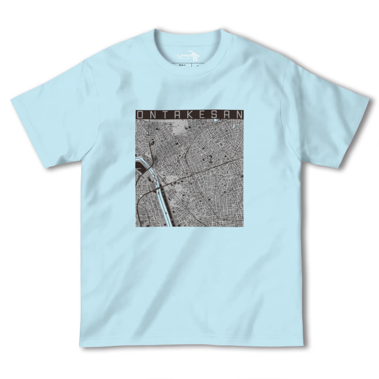 【御嶽山(東京都)】地図柄ヘビーウェイトTシャツ