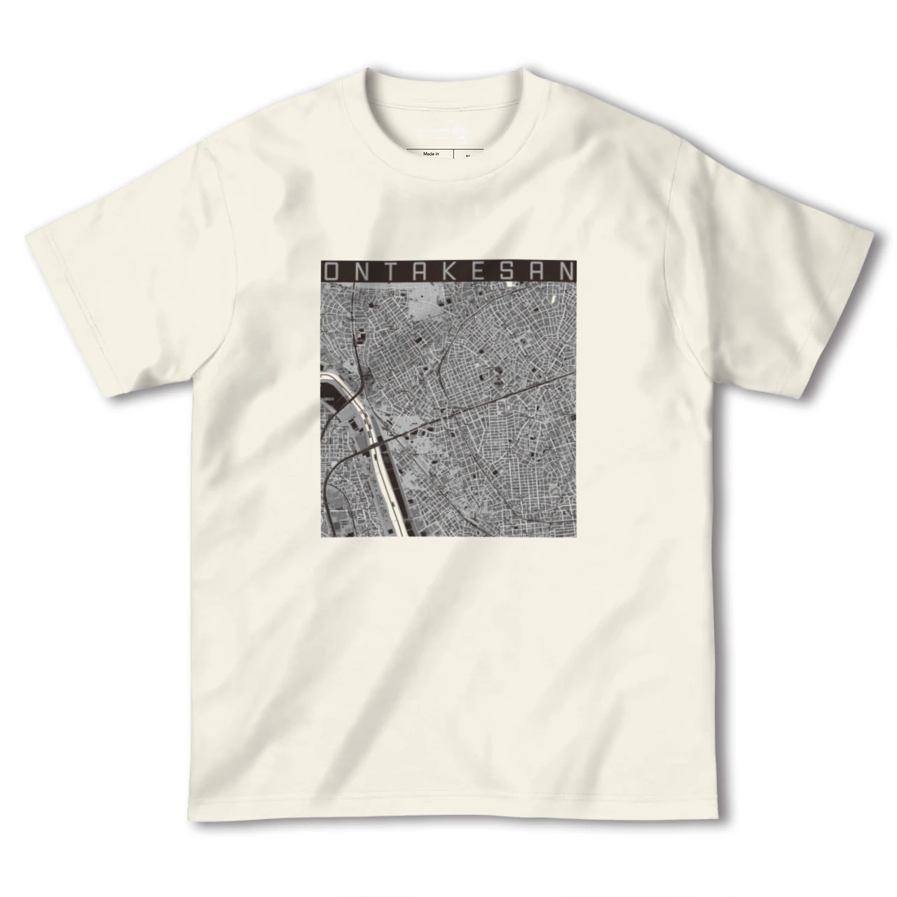 【御嶽山(東京都)】地図柄ヘビーウェイトTシャツ