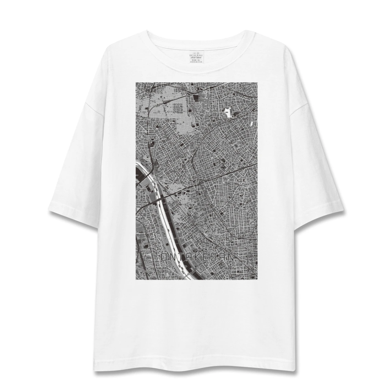 【御嶽山(東京都)】地図柄ビッグシルエットTシャツ