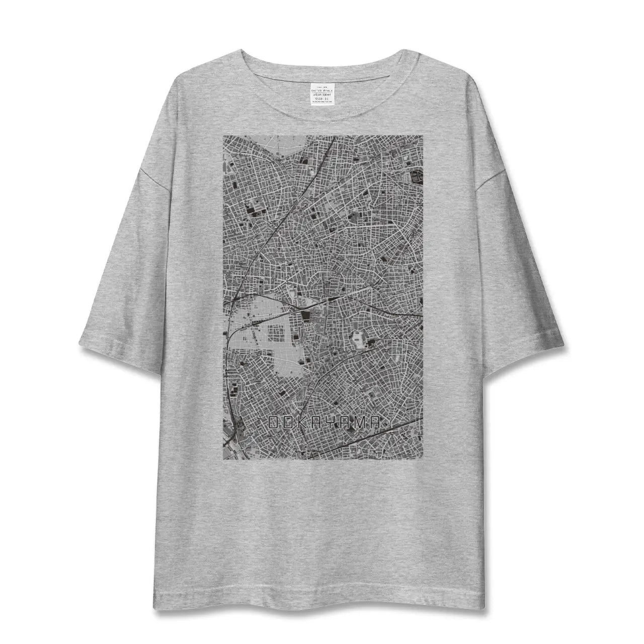 【大岡山(東京都)】地図柄ビッグシルエットTシャツ